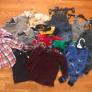 Bundle of boys clothes